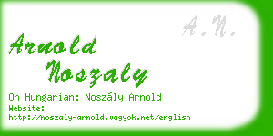 arnold noszaly business card